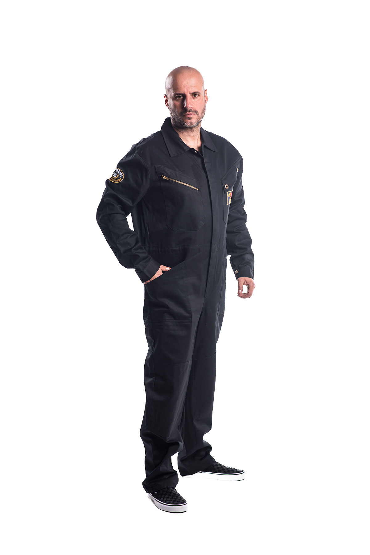 Black workwear Coverall